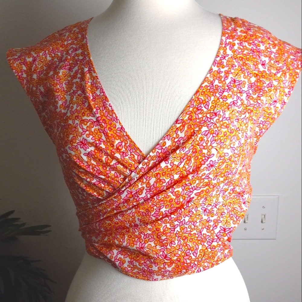 100% Cotton Wrapped Top